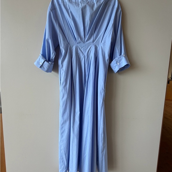 TWP Classic Light Blue Shirt Dress size 4 - Picture 4 of 7